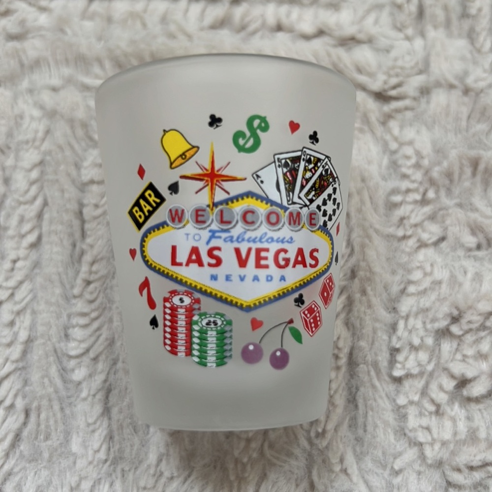 Las Vegas shot glass New condition